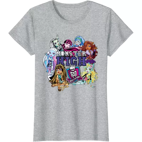 imageMonster High Alumni  The Boo Crew Returns TShirtHeather Grey