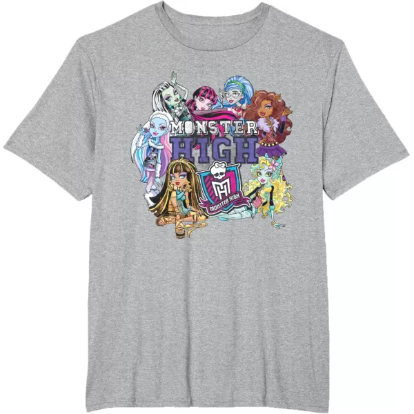 imageMonster High Alumni  The Boo Crew Returns TShirtHeather Grey