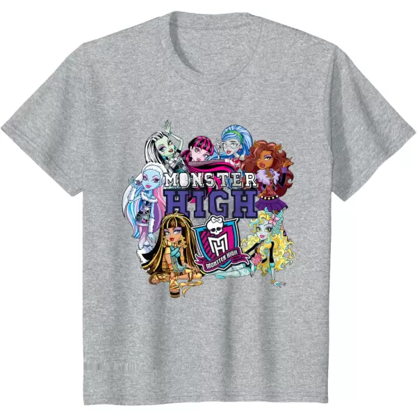 imageMonster High Alumni  The Boo Crew Returns TShirtHeather Grey