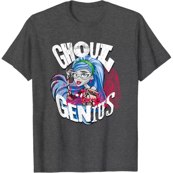 imageMonster High Alumni  Ghoulia Ghoul Genius TShirtDark Heather Grey