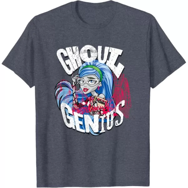 imageMonster High Alumni  Ghoulia Ghoul Genius TShirtHeather Blue