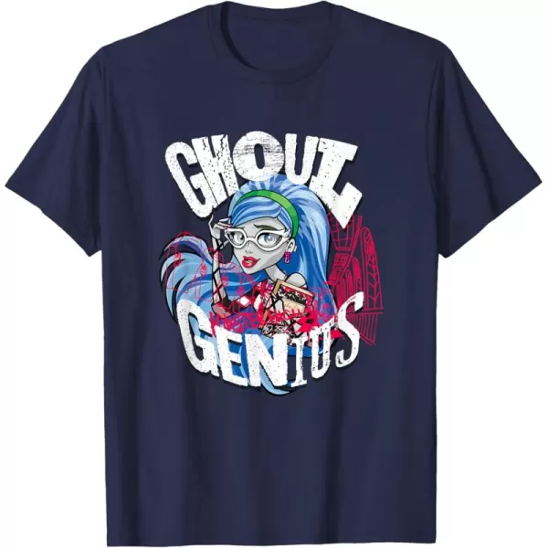 imageMonster High Alumni  Ghoulia Ghoul Genius TShirtNavy Blue