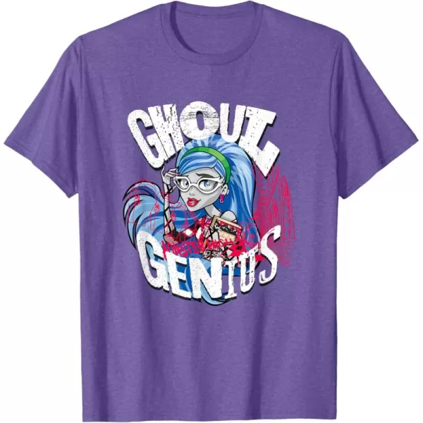 imageMonster High Alumni  Ghoulia Ghoul Genius TShirtPurple Heather