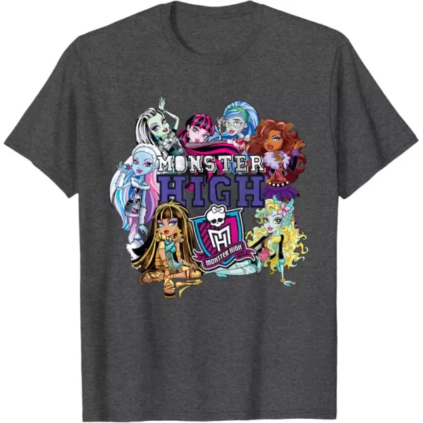 imageMonster High Alumni  The Boo Crew Returns TShirtDark Heather Grey