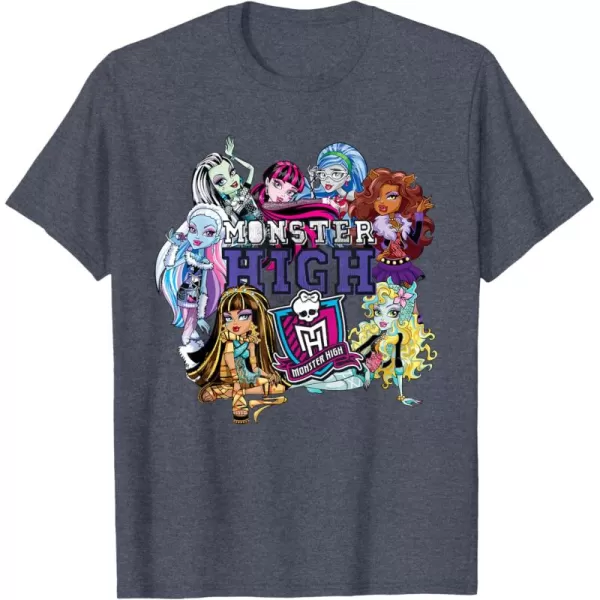 imageMonster High Alumni  The Boo Crew Returns TShirtHeather Blue