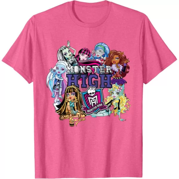 imageMonster High Alumni  The Boo Crew Returns TShirtPink Heather