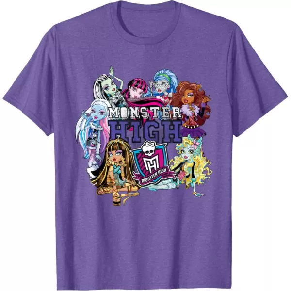 imageMonster High Alumni  The Boo Crew Returns TShirtPurple Heather