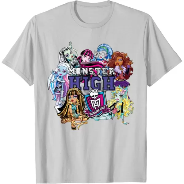 imageMonster High Alumni  The Boo Crew Returns TShirtSilver Grey