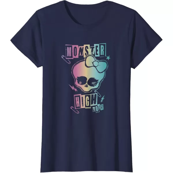 imageMonster High Alumni  Monster High Tour Logo TShirtNavy Blue