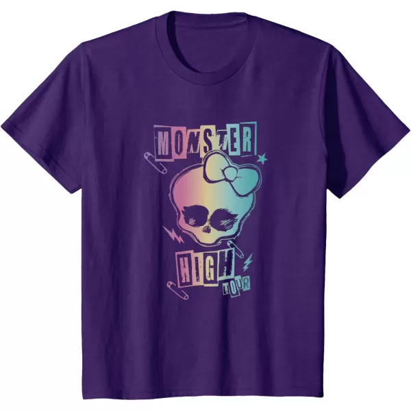 imageMonster High Alumni  Monster High Tour Logo TShirtPurple