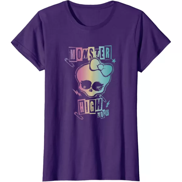 imageMonster High Alumni  Monster High Tour Logo TShirtPurple