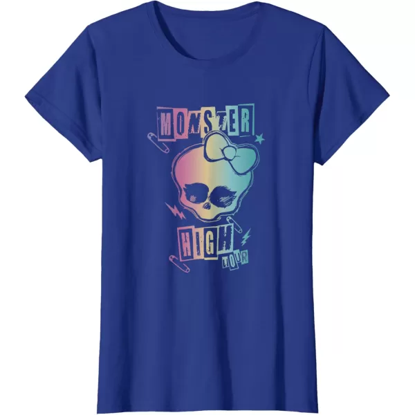 imageMonster High Alumni  Monster High Tour Logo TShirtRoyal Blue