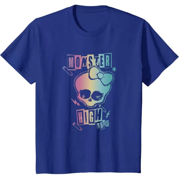 imageMonster High Alumni  Monster High Tour Logo TShirtRoyal Blue