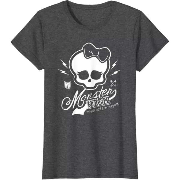 imageMonster High Alumni  Skullette and Logo TShirtDark Heather Grey