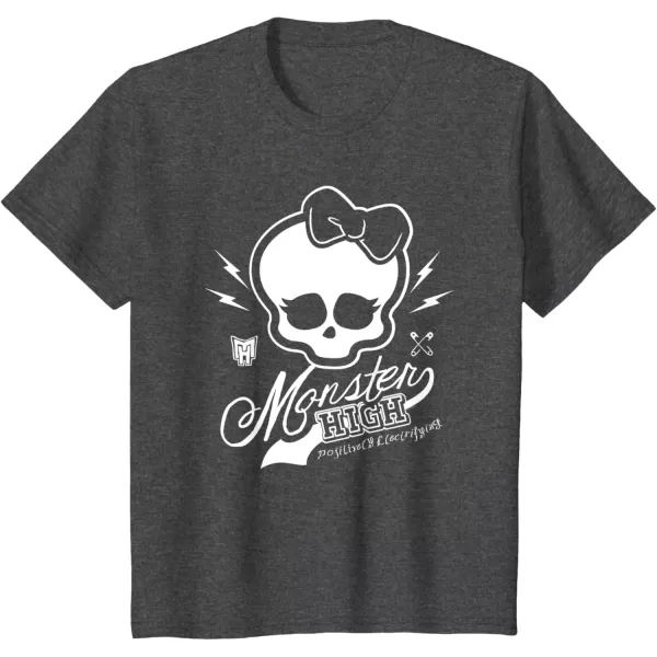 imageMonster High Alumni  Skullette and Logo TShirtDark Heather Grey