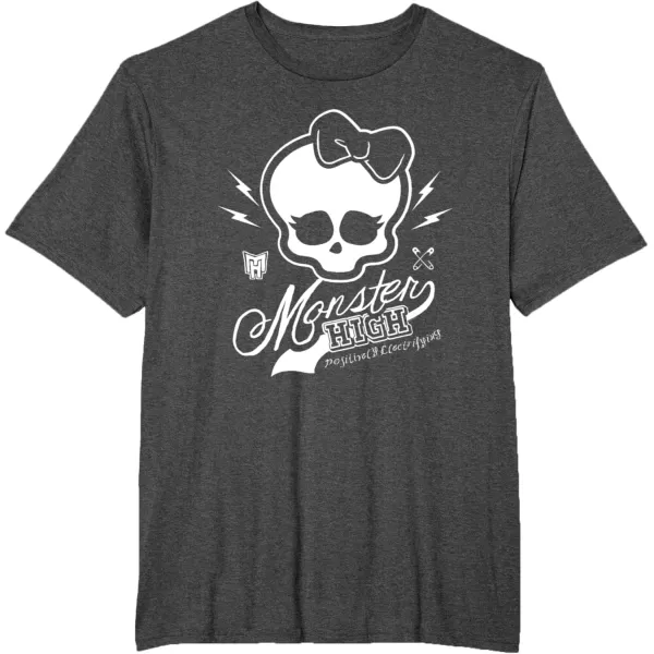 imageMonster High Alumni  Skullette and Logo TShirtDark Heather Grey