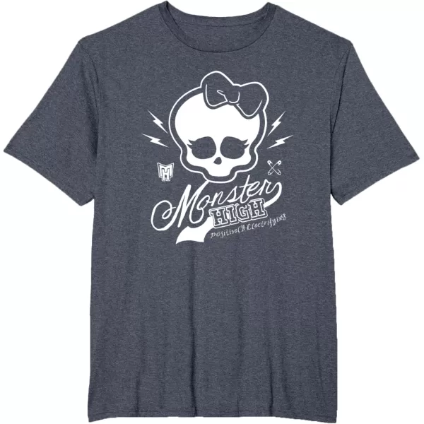 imageMonster High Alumni  Skullette and Logo TShirtHeather Blue