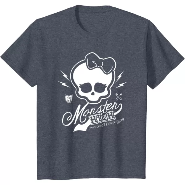 imageMonster High Alumni  Skullette and Logo TShirtHeather Blue