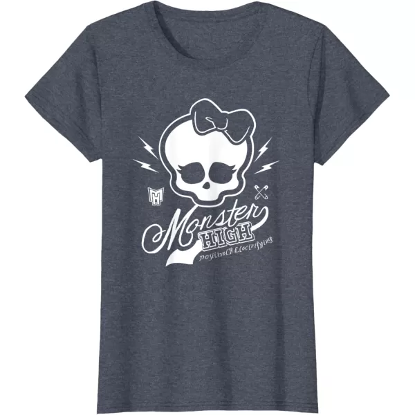 imageMonster High Alumni  Skullette and Logo TShirtHeather Blue