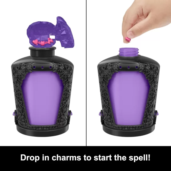 imageMonster High Potions Mini Dolls and Accessories Surprise 3inch Character Figures in Display Bottle with Water Reveal ampamp Charms Characters May Vary