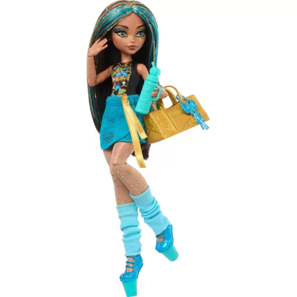 imageMonster High Skulltimate Secrets Doll ampamp Accessories Set Monster Mysteries Cleo De Nile with DressUp Closet ampamp 19 Surprises Including Clothes