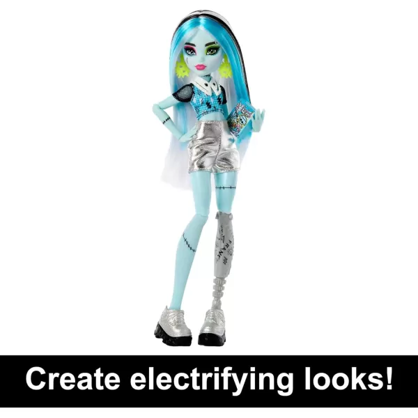 imageMonster High Skulltimate Secrets Doll ampamp Clothes Accessories Set Cleo De Nile with DressUp Locker ampamp 19 SurprisesFrankie Stein