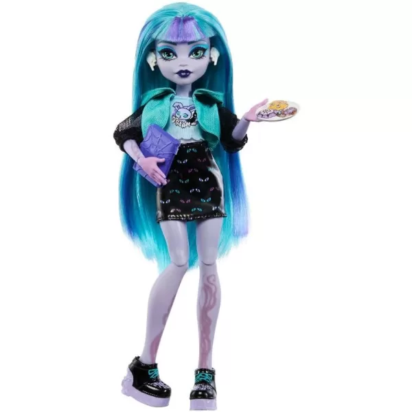 imageMonster High Skulltimate Secrets Neon Frights Doll ampamp Accessories Frankie Stein with DressUp Locker ampamp 19 SurprisesTwyla