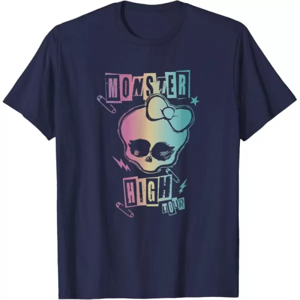 imageMonster High Alumni  Monster High Tour Logo TShirtNavy Blue