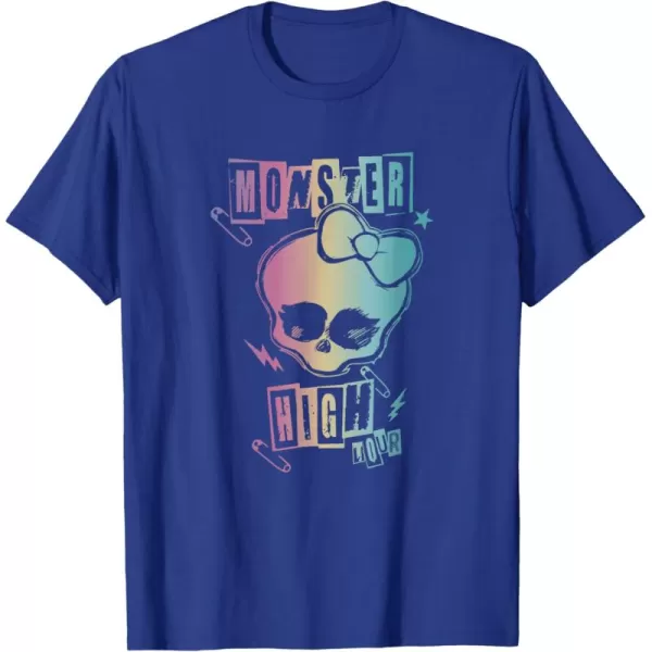 imageMonster High Alumni  Monster High Tour Logo TShirtRoyal Blue