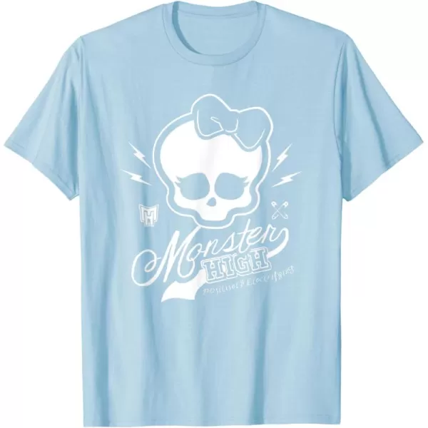 imageMonster High Alumni  Skullette and Logo TShirtBaby Blue