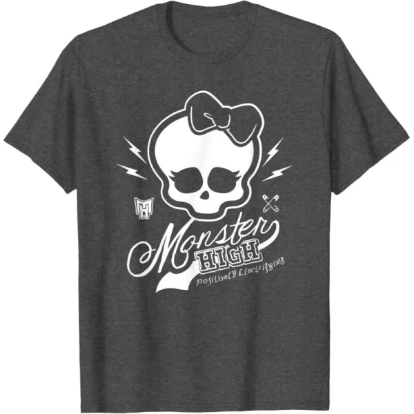 imageMonster High Alumni  Skullette and Logo TShirtDark Heather Grey