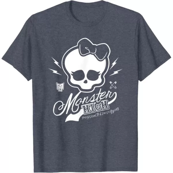 imageMonster High Alumni  Skullette and Logo TShirtHeather Blue