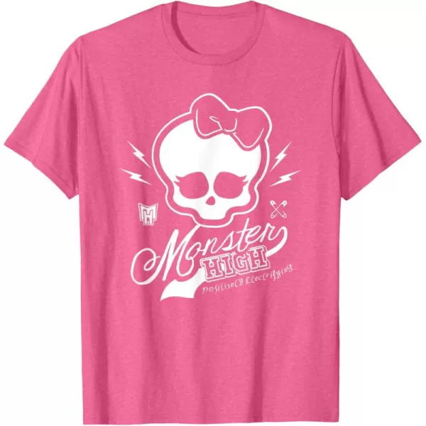 imageMonster High Alumni  Skullette and Logo TShirtPink Heather