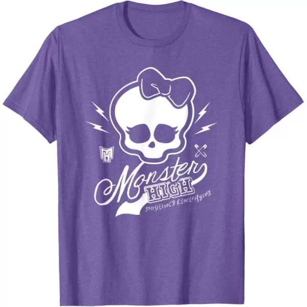 imageMonster High Alumni  Skullette and Logo TShirtPurple Heather