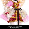 imageMonster High Scary Sweet Birthday Doll Cupid Asteria in Pink and Red Party Dress with Themed Accessories Like Invite Balloon Gift and MoreCupid Asteria