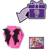 imageMonster High Scary Sweet Birthday Doll Cupid Asteria in Pink and Red Party Dress with Themed Accessories Like Invite Balloon Gift and MoreDraculaura