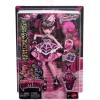 imageMonster High Scary Sweet Birthday Doll Cupid Asteria in Pink and Red Party Dress with Themed Accessories Like Invite Balloon Gift and MoreDraculaura