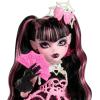 imageMonster High Scary Sweet Birthday Doll Cupid Asteria in Pink and Red Party Dress with Themed Accessories Like Invite Balloon Gift and MoreDraculaura