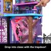 imageMonster High Doll House Haunted High School Playset with 7 Play Areas ampamp 35 Storytelling Pieces Including Furniture ampamp AccessoriesMulticolor
