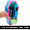 imageMonster High Playset Student Lounge with Doll House Furniture 2 Pets ampamp Themed Accessories Working Vending MachineMulticolor