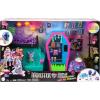 imageMonster High Playset Student Lounge with Doll House Furniture 2 Pets ampamp Themed Accessories Working Vending MachineMulticolor