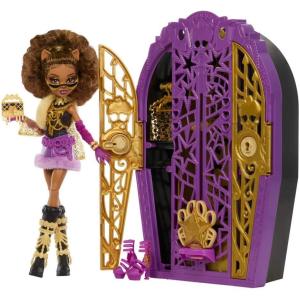 imageMonster High Skulltimate Secrets Doll and Accessories Set Hauntlywood Mysteries Catty Noir with Reveal Closet ampamp 19 Glam Surprises Like Doll ClothesClawdeen Wolf