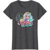 imageMonster High  Lagoona Blue Heart Silhouette TShirtDark Heather Grey