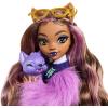 imageMonster High Doll Abbey Bominable Yeti with Pet Mammoth Tundra ampamp Accessories Including Furry Scarf ampamp Snowflake BackpackClawdeen Wolf