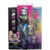 imageMonster High Doll Abbey Bominable Yeti with Pet Mammoth Tundra ampamp Accessories Including Furry Scarf ampamp Snowflake BackpackFrankie Stein