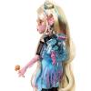 imageMonster High Doll Abbey Bominable Yeti with Pet Mammoth Tundra ampamp Accessories Including Furry Scarf ampamp Snowflake BackpackLagoona Blue