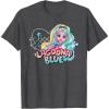 imageMonster High  Lagoona Blue Heart Silhouette TShirtDark Heather Grey
