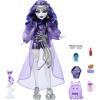 imageMonster High Doll Abbey Bominable Yeti with Pet Mammoth Tundra ampamp Accessories Including Furry Scarf ampamp Snowflake BackpackSpectra Vondergeist