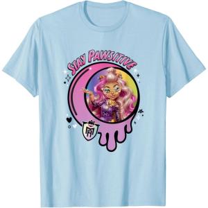 imageMonster High  Clawdeen Stay Pawsitive TShirtBaby Blue