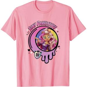 imageMonster High  Clawdeen Stay Pawsitive TShirtPink